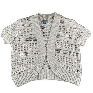 Covington Knit Bolaro Tan Sz S/Child No Front Closure New Condition